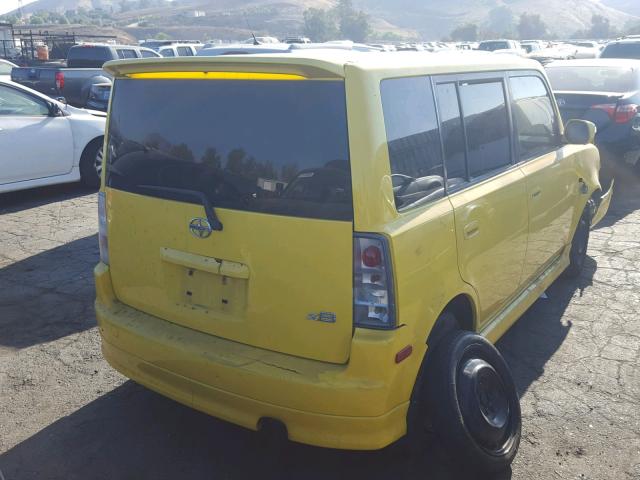 JTLKT334154014834 - 2005 TOYOTA SCION XB Сары фото 4