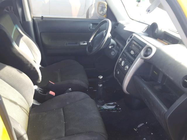 JTLKT334154014834 - 2005 TOYOTA SCION XB Сары фото 5