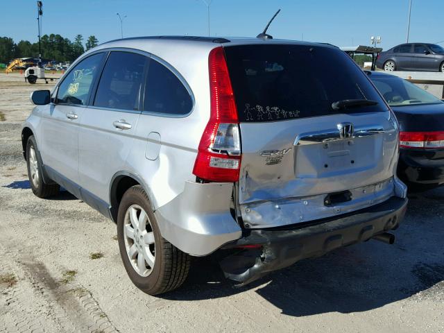 JHLRE38749C013523 - 2009 HONDA CR-V EXL SILVER photo 3