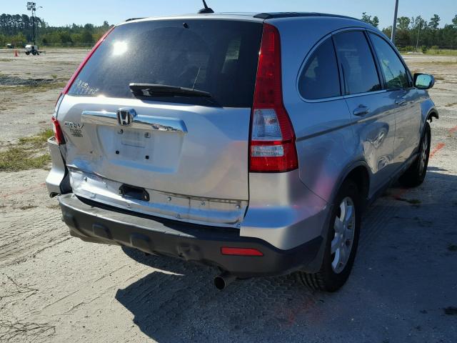 JHLRE38749C013523 - 2009 HONDA CR-V EXL SILVER photo 4