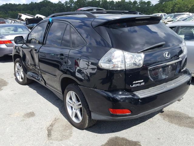 JTJHA31U240032910 - 2004 LEXUS RX 330 BLACK photo 3