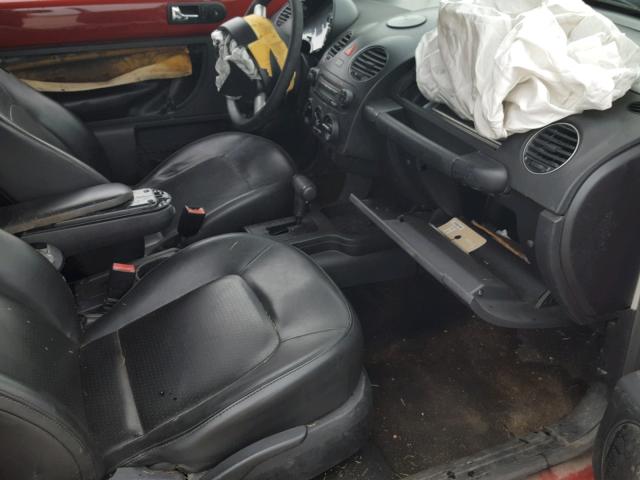 3VWPW31C28M503204 - 2008 VOLKSWAGEN NEW BEETLE 红色 照片 5