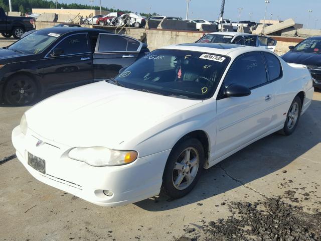 2G1WX12K649445521 - 2004 CHEVROLET MONTE CARL WHITE photo 2