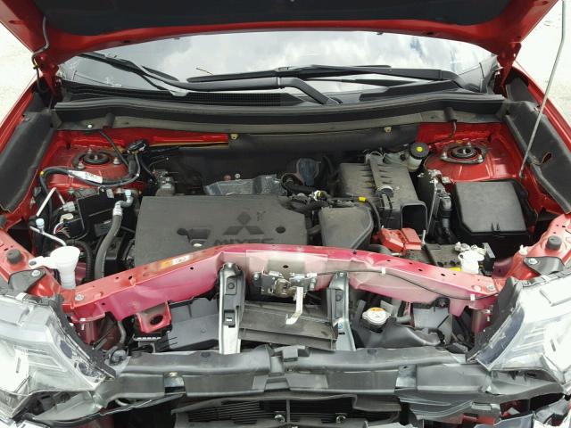 JA4AD2A35HZ039262 - 2017 MITSUBISHI OUTLANDER RED photo 7