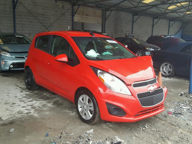 KL8CB6S98FC802835 - 2015 CHEVROLET SPARK LS RED photo 1