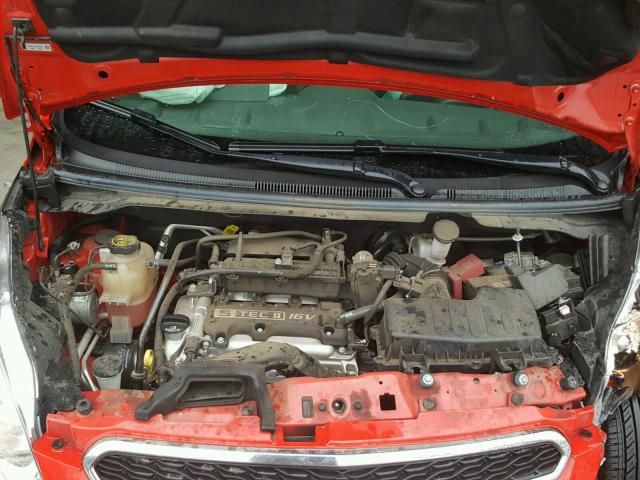 KL8CB6S98FC802835 - 2015 CHEVROLET SPARK LS RED photo 7