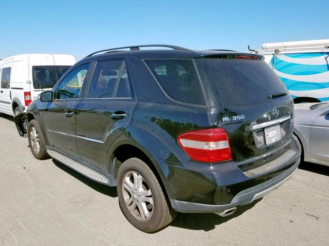 4JGBB86E08A423604 - 2008 MERCEDES-BENZ ML 350 BLACK photo 3