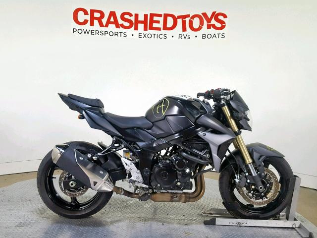 JS1GR7NA3F2100180 - 2015 SUZUKI GSX-S750 BLACK photo 1