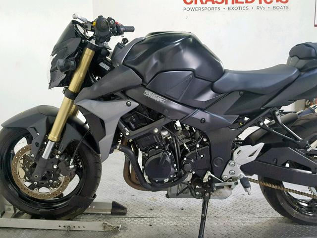 JS1GR7NA3F2100180 - 2015 SUZUKI GSX-S750 BLACK photo 12