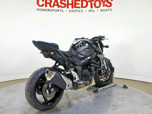 JS1GR7NA3F2100180 - 2015 SUZUKI GSX-S750 BLACK photo 8