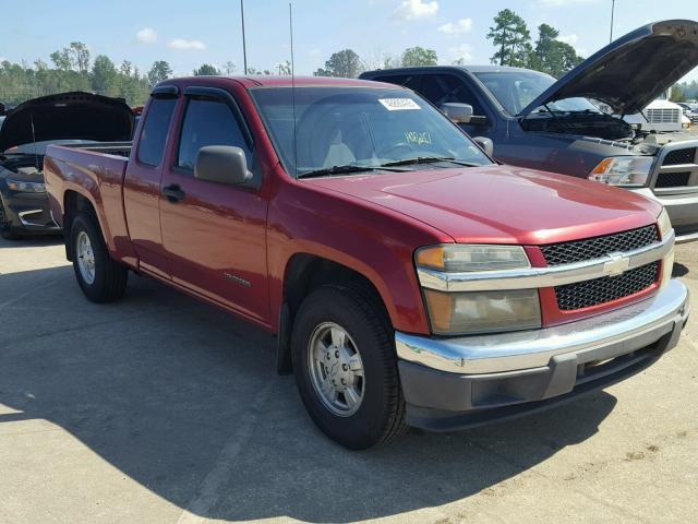 1GCCS196558188432 - 2005 CHEVROLET COLORADO MAROON photo 1