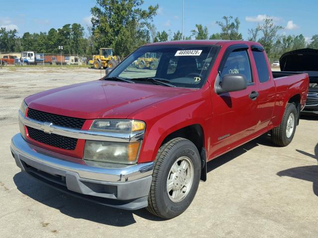 1GCCS196558188432 - 2005 CHEVROLET COLORADO MAROON photo 2