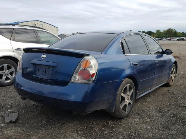 1N4BL11D22C280275 - 2002 NISSAN ALTIMA SE BLUE photo 4