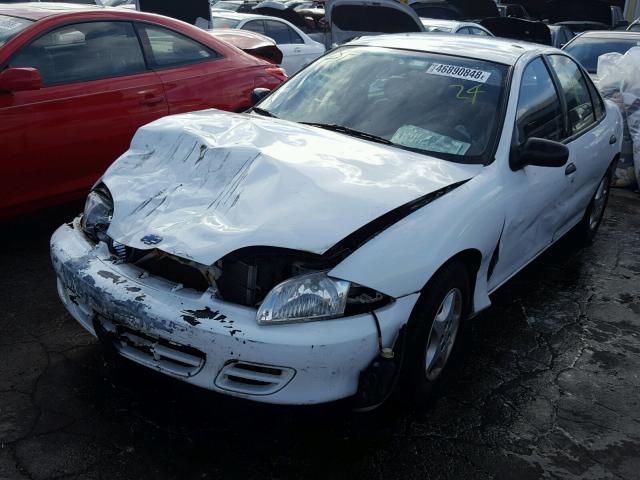 1G1JC524917338216 - 2001 CHEVROLET CAVALIER B WHITE photo 2