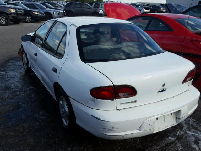 1G1JC524917338216 - 2001 CHEVROLET CAVALIER B WHITE photo 3