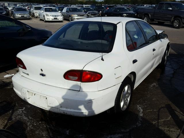 1G1JC524917338216 - 2001 CHEVROLET CAVALIER B WHITE photo 4