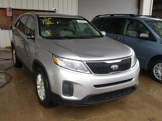 5XYKT3A64FG553645 - 2015 KIA SORENTO LX SILVER photo 1