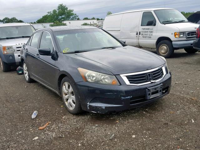 1HGCP26828A047989 - 2008 HONDA ACCORD EXL BLACK photo 1