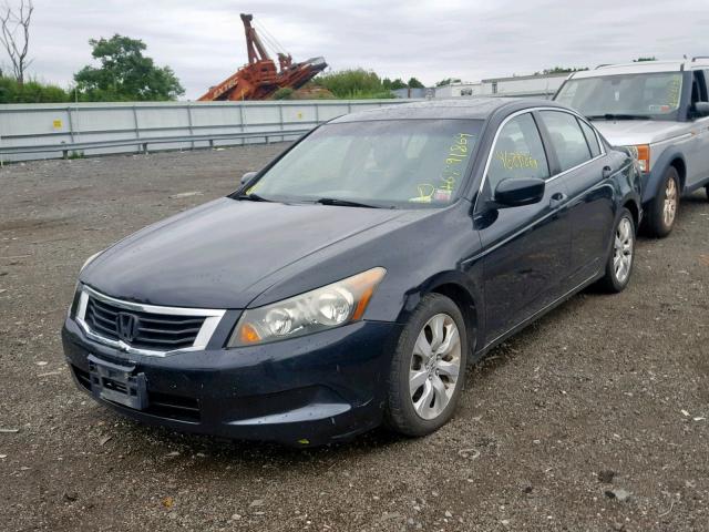 1HGCP26828A047989 - 2008 HONDA ACCORD EXL BLACK photo 2