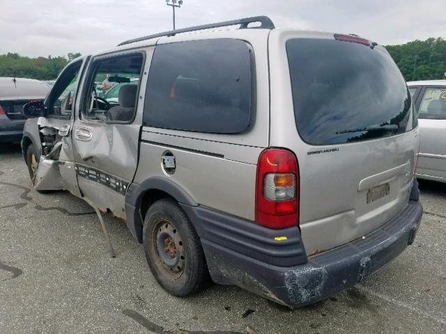 1GMDV23E95D139402 - 2005 PONTIAC MONTANA GRAY photo 3