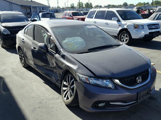 2HGFB2F97FH500538 - 2015 HONDA CIVIC EXL 灰色 照片 1