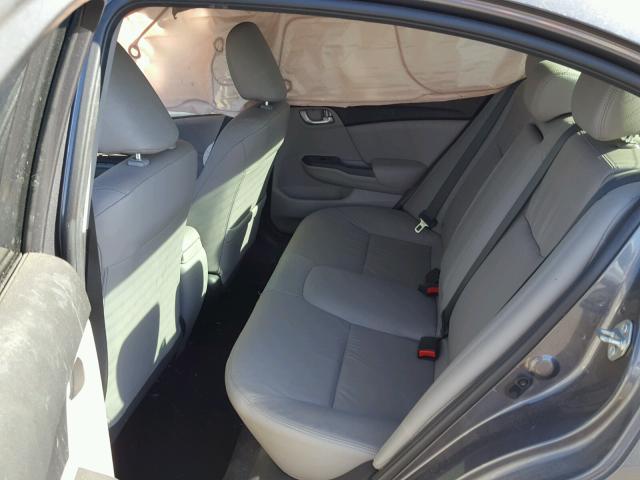 2HGFB2F97FH500538 - 2015 HONDA CIVIC EXL 灰色 照片 6