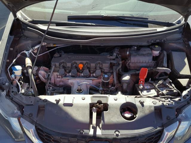 2HGFB2F97FH500538 - 2015 HONDA CIVIC EXL 灰色 照片 7