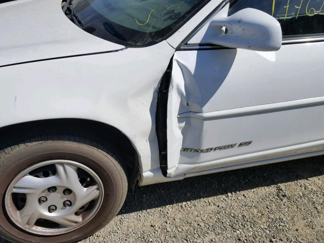 1G2WJ52J2YF114881 - 2000 PONTIAC GRAND PRIX 白色 照片 9