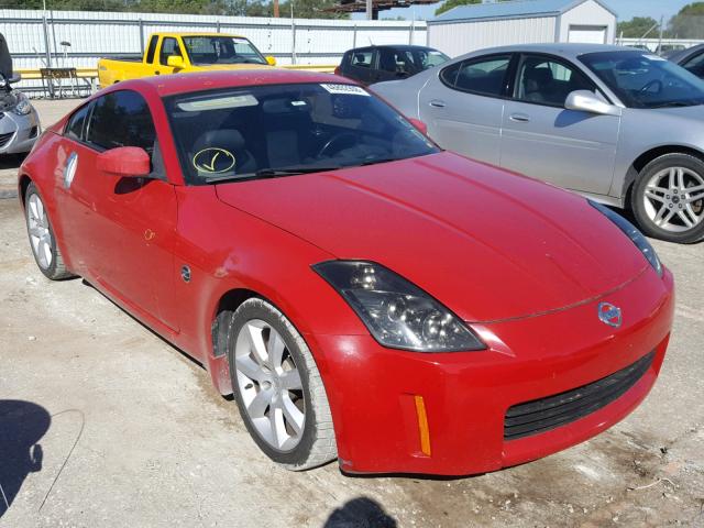 JN1AZ34D43T116980 - 2003 NISSAN 350Z COUPE RED photo 1