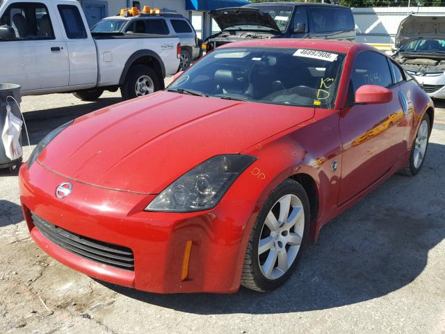 JN1AZ34D43T116980 - 2003 NISSAN 350Z COUPE RED photo 2