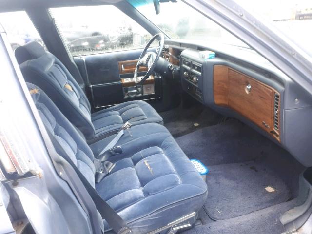 1G6AW6984E9038531 - 1984 CADILLAC FLEETWOOD BLUE photo 5