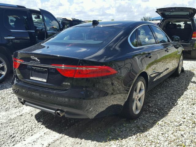 SAJBR4FX6JCY62182 - 2018 JAGUAR XF BASE BLACK photo 4