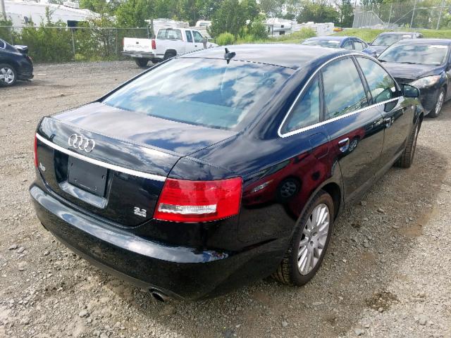 WAUDH74F77N013582 - 2007 AUDI A6 3.2 QUA BLACK photo 4