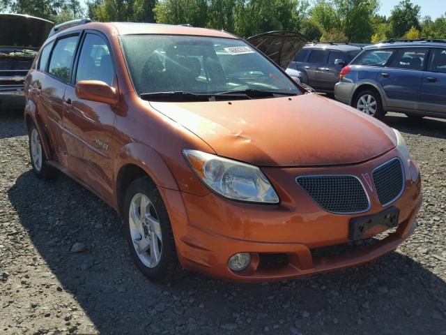 5Y2SN63L85Z419655 - 2005 PONTIAC VIBE GT ORANGE photo 1