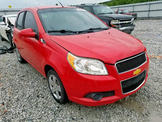 KL1TD6DE8BB150303 - 2011 CHEVROLET AVEO LS RED photo 1