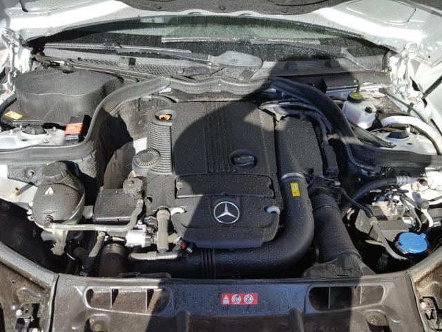 WDDGF4HB0EA961389 - 2014 MERCEDES-BENZ C 250 SILVER photo 7