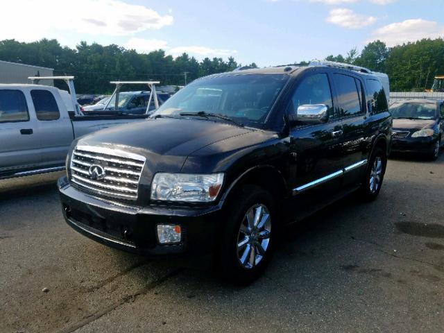 5N3AA08CX8N912653 - 2008 INFINITI QX56 BLACK photo 2