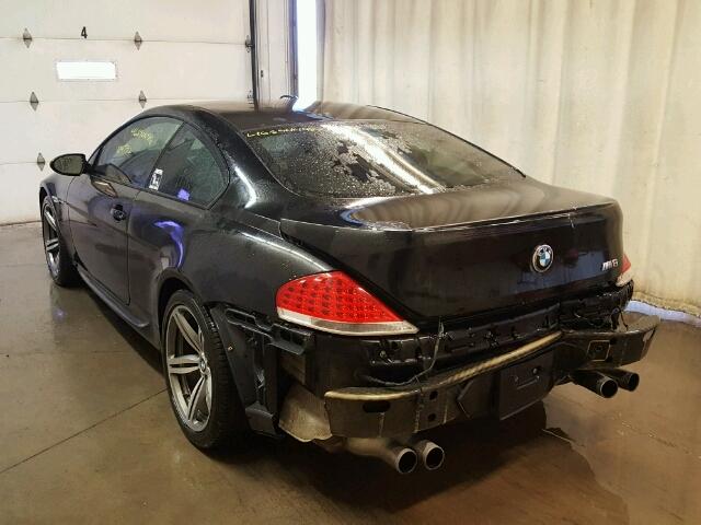 WBSEH93557CY23678 - 2007 BMW M6 CHARCOAL photo 3