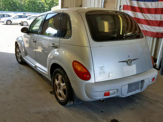 3C8FY4BB91T535677 - 2001 CHRYSLER PT CRUISER SILVER photo 3