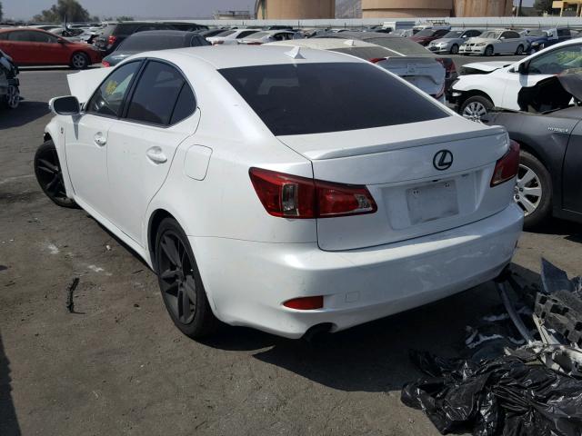 JTHBF5C2XC5166050 - 2012 LEXUS IS 250 WHITE photo 3