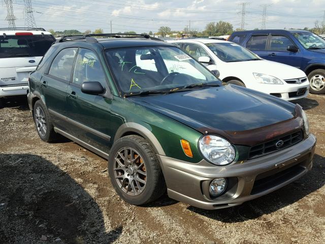 JF1GG68572H824455 - 2002 SUBARU IMPREZA OU GREEN photo 1