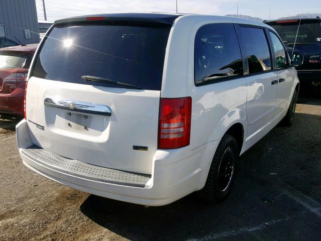 2A8HR44H38R621100 - 2008 CHRYSLER TOWN & COU WHITE photo 4