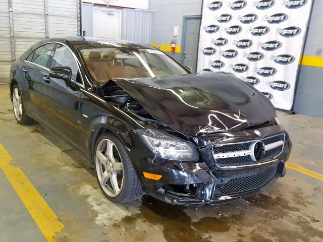 WDDLJ7DB1CA011057 - 2012 MERCEDES-BENZ CLS 550 BLACK photo 1