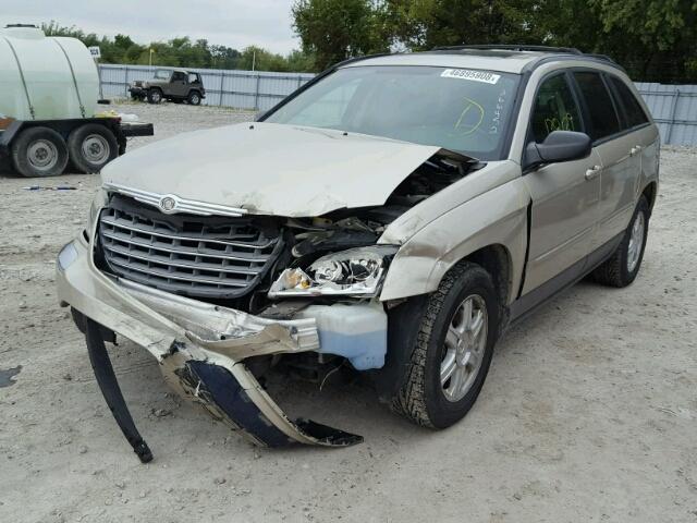 2C4GF68445R366452 - 2005 CHRYSLER PACIFICA T BEIGE photo 2