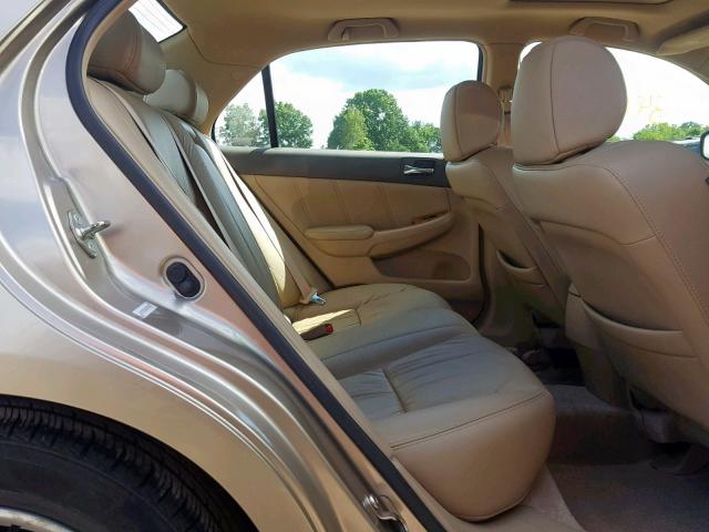 1HGCM66583A007690 - 2003 HONDA ACCORD GOLD photo 6