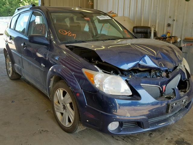 5Y2SL67888Z414973 - 2008 PONTIAC VIBE BLUE photo 1