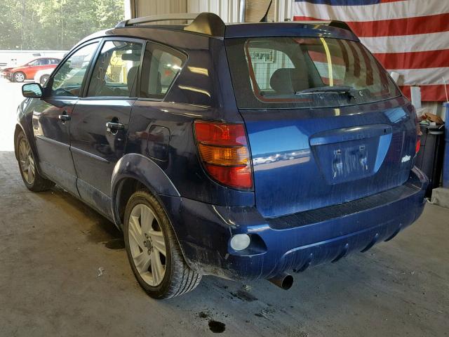 5Y2SL67888Z414973 - 2008 PONTIAC VIBE BLUE photo 3