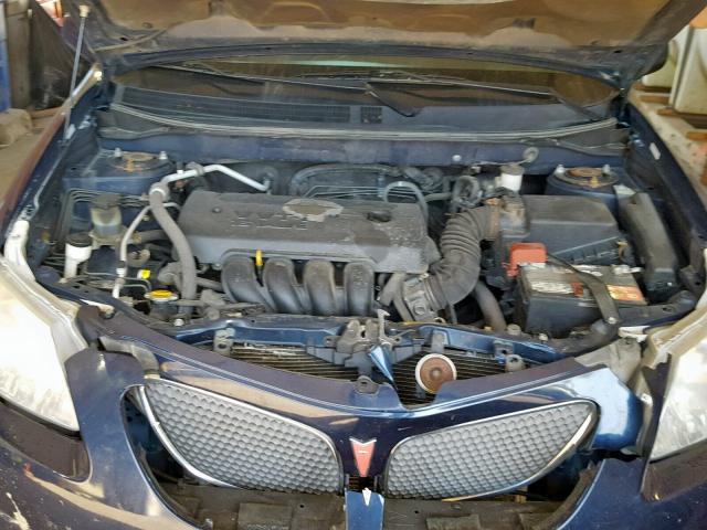 5Y2SL67888Z414973 - 2008 PONTIAC VIBE BLUE photo 7