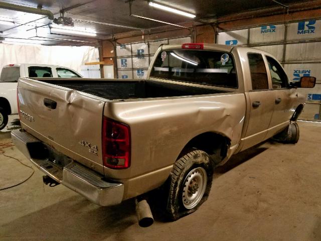 3D7KU28C64G133506 - 2004 DODGE RAM 2500 S Qəhvəyi foto 4