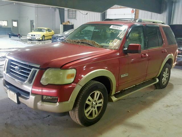 1FMEU74E96UB66457 - 2006 FORD EXPLORER E BURGUNDY photo 2